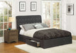 Acme Furniture - Drorit Dark Gray Fabric Eastern King Bed with Storage - 25677EK
