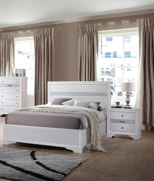 Acme Furniture - Naima 3 Piece Twin Bedroom Set in White - 25760T-3SET - GreatFurnitureDeal