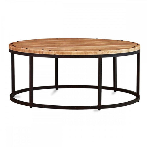 Bramble - Urban Med Round Coffee Table in Natural - 25794 - GreatFurnitureDeal