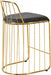 Meridian Furniture - Gio Velvet Counter Stool Set of 2 in Grey - 759Grey - GreatFurnitureDeal