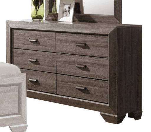 Acme Furniture - Lyndon Dresser, Weathered Gray Grain - 26025 - GreatFurnitureDeal