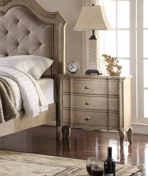 Acme Furniture - Chelmsford Antique Taupe Nightstand - 26053