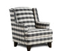 Southern Home Furnishings - Popstitch Shell Chair in Charcoal - 260 Brock Charcoal Chair - GreatFurnitureDeal