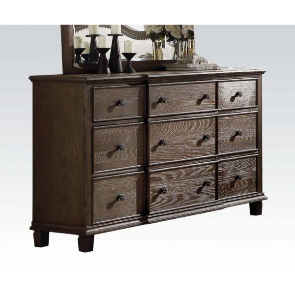 Acme Furniture - Baudouin Dresser with Mirror - 26115-14 - GreatFurnitureDeal