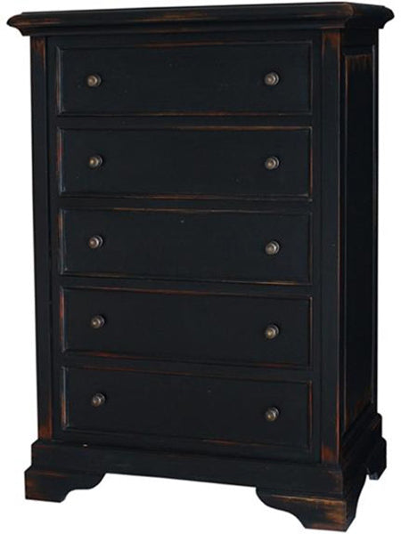 Bramble - Huntley 5 Drawer Dresser in Black - 26144D
