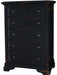 Bramble - Huntley 5 Drawer Dresser in Black - 26144D - GreatFurnitureDeal