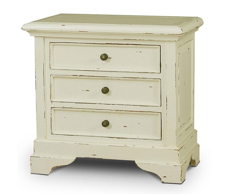 Bramble - Huntley 3 Drawer Nightstand in White Harvest - BR-26145WHD