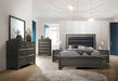 Acme Furniture - Carine II Fabric & Gray 5 Piece Eastern King Bedroom Set - 26257EK-5SET - GreatFurnitureDeal