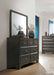 Acme Furniture - Carine II Gray Dresser with Mirror - 26264-65