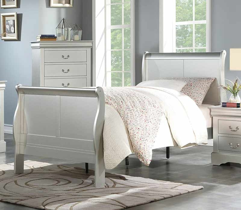 Acme Furniture - Louis Philippe III Platinum Full Bed - 26715F