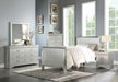 Acme Furniture - Louis Philippe III Platinum 6 Piece Twin Bedroom Set - 26710T-6SET - GreatFurnitureDeal