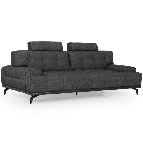 Moroni - Simone Micro Fabric Sofa with Adjustable Back Rest - 26713MF3A871A - GreatFurnitureDeal