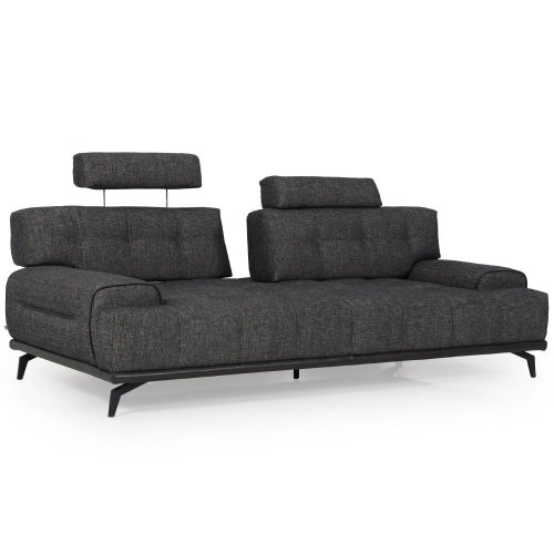 Moroni - Simone Micro Fabric Sofa with Adjustable Back Rest - 26713MF3A871A