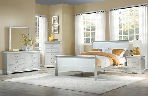 Acme Furniture - Louis Philippe Platinum 3 Piece Full Bedroom Set - 26745F-3SET - GreatFurnitureDeal
