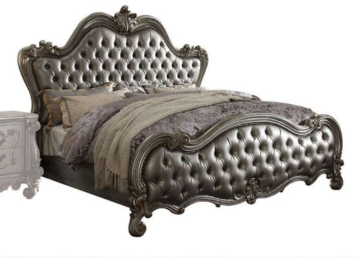 Acme Furniture - Versailles II Eastern King Bed in Antique Platinum - 26837EK - GreatFurnitureDeal
