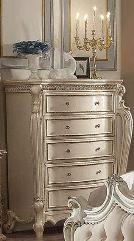 Acme Furniture - Picardy Antique Pearl Chest - 26886 - GreatFurnitureDeal