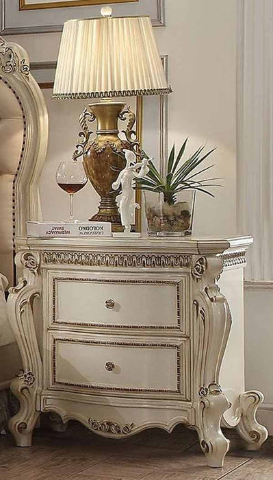 Acme Furniture - Picardy Antique Pearl Nightstand - 26883 - GreatFurnitureDeal