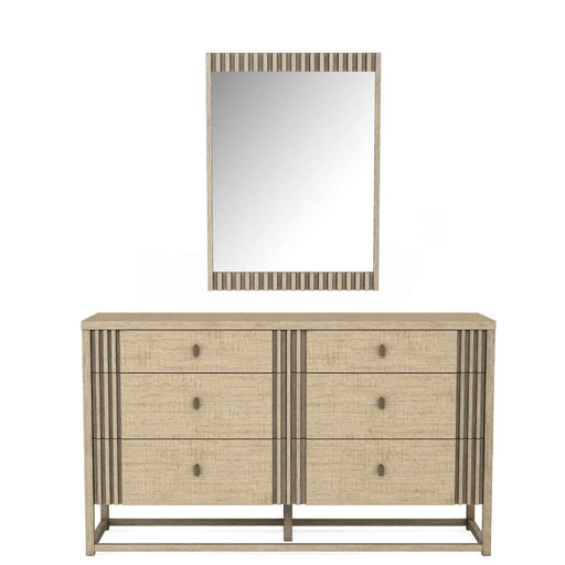 ART Furniture - North Side Dresser with Mirror in Ash Veneer - 269130-120-2556 - GreatFurnitureDeal