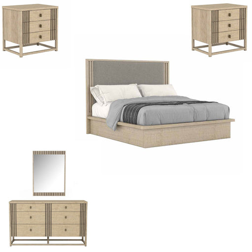 ART Furniture - North Side 5 Piece Queen Bedroom Set in Ash Veneer - 269135-140-2556-5SET - GreatFurnitureDeal