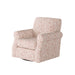Southern Home Furnishings - Clover Coral Swivel Chair - 602S-C Clover Coral - GreatFurnitureDeal