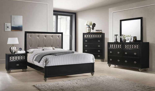 Acme Furniture - Ulrik 6 Piece Eastern King Bedroom Set in Black - 27067EK-6SET - GreatFurnitureDeal