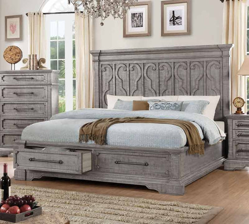 Acme Furniture - Artesia Salvaged Natural Queen Bed with Storage - 27100Q - GreatFurnitureDeal