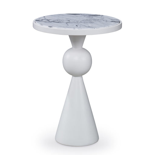 Ambella Home Collection - Minaret Accent Table - White - 27119-900-002