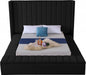 Meridian Furniture - Kiki Velvet Queen Bed in Black - KikiBlack-Q - GreatFurnitureDeal