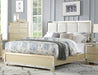 Acme Furniture - Voeville II PU & Champagne Eastern King Bed - 27127EK