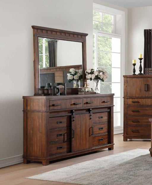 Acme Furniture - Vibia Cherry Oak Dresser with Mirror - 27164-65
