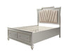 Acme Furniture - Kaitlyn PU & Champagne 4 Piece Eastern King Bedroom Set with Storage - 27227EK-4SET - GreatFurnitureDeal