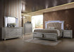 Acme Furniture - Kaitlyn PU & Champagne 3 Piece California King Bedroom Set with Storage - 27224CK-3SET