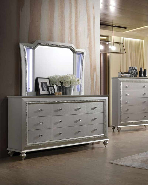 Acme Furniture - Kaitlyn Champagne Dresser with Mirror - 27234-35 - GreatFurnitureDeal