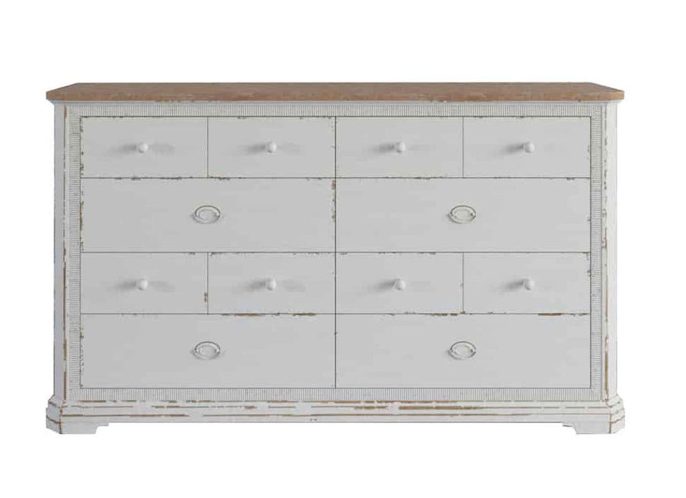 ART Furniture - Palisade 5 Piece Queen Bedroom Set in Vintage White - 273145-2940-5SET