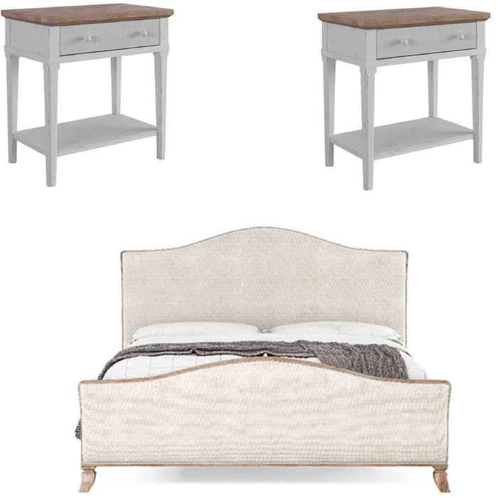 ART Furniture - Palisade 3 Piece King Bedroom Set in Vintage White - 273146-2940-3SET - GreatFurnitureDeal
