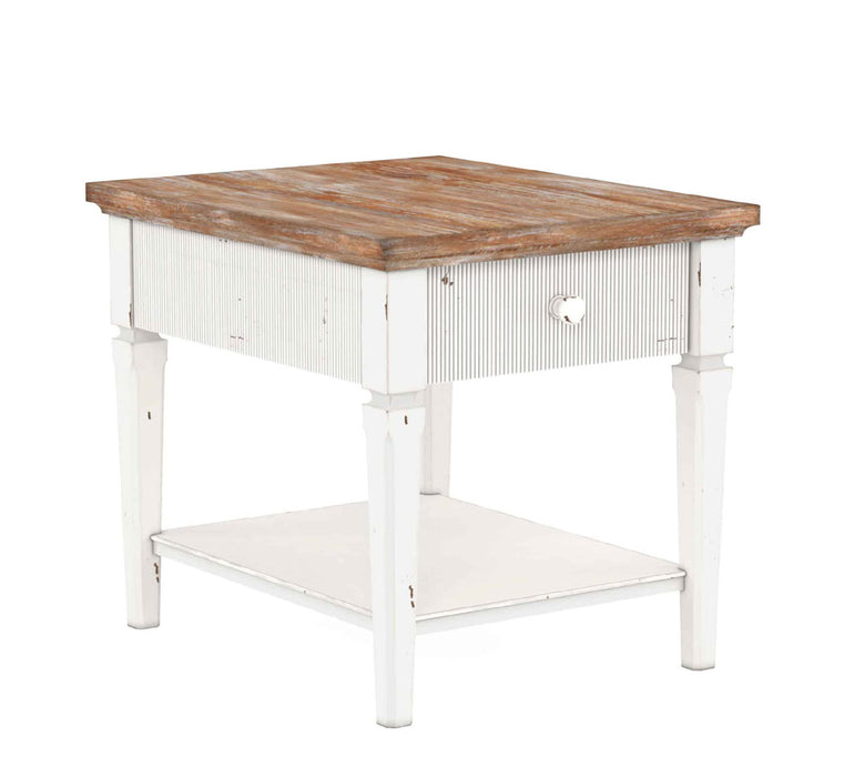 ART Furniture - Palisade End Table in Vintage White - 273303-2908