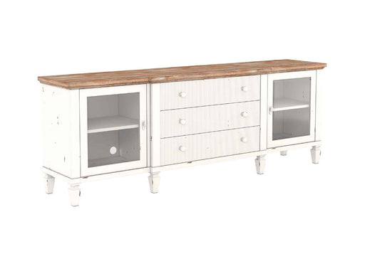 ART Furniture - Palisade Entertainment Console in Vintage White - 273423-2908 - GreatFurnitureDeal