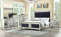 Acme Furniture - Varian Eastern King Bed in Mirrored - 27347EK - GreatFurnitureDeal