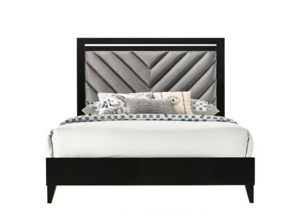 Acme Furniture - Chelsie 3 Piece Eastern King Bedroom Set in Black - 27407EK-3SET