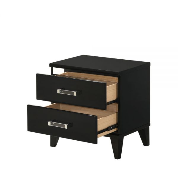 Acme Furniture - Chelsie 5 Piece Queen Bedroom Set in Black - 27410Q-5SET