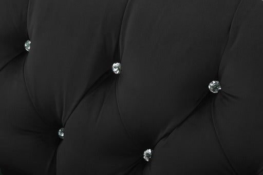 GFD Home - Russell 2 Piece Living Room Set Black - GreatFurnitureDeal