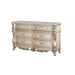 Acme Furniture - Gorsedd Fabric & Antique White 6 Piece Eastern King Bedroom Set - 27437EK-6SET - GreatFurnitureDeal