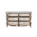 Acme Furniture - Gorsedd Fabric & Antique White 6 Piece Queen Bedroom Set - 27440Q-6SET - GreatFurnitureDeal