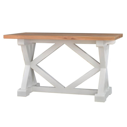 Bramble - Riverwalk Counter Table in White Harvest/Driftwood - BR-FAC-27538WHDDRW - GreatFurnitureDeal
