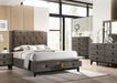 Acme Furniture - Avantika 5 Piece Eastern King Bedroom Set In Gray Oak - 27677EK-5SET - GreatFurnitureDeal