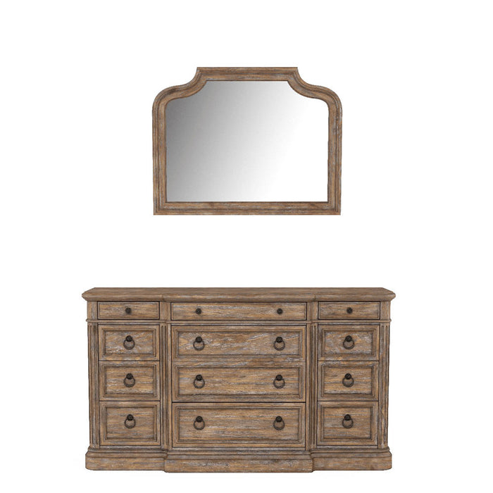 ART Furniture - Architrave Dresser with Mirror in Almond - 277131-120-2608