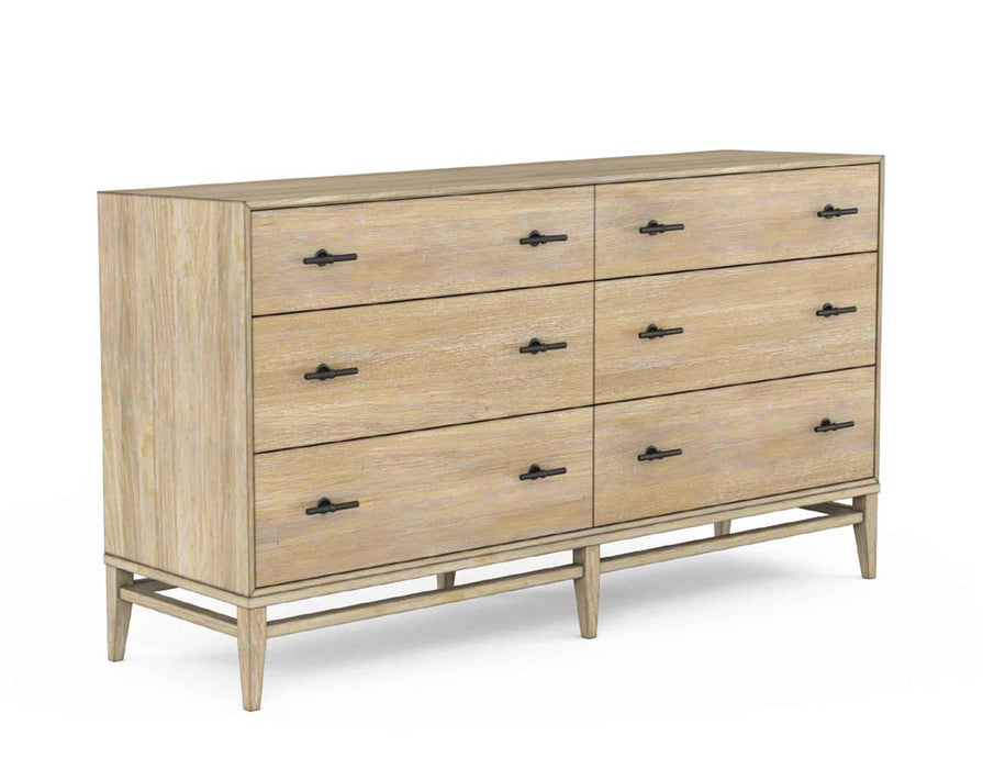 ART Furniture - Frame Six Drawer Dresser in Chestnut - 278131-2335 - GreatFurnitureDeal