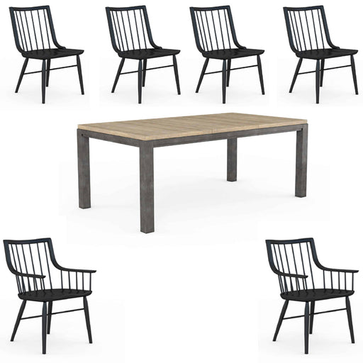 ART Furniture - Frame 7 Piece Rectangular Dining Table Set - 278220-204-205-2344-7SET - GreatFurnitureDeal
