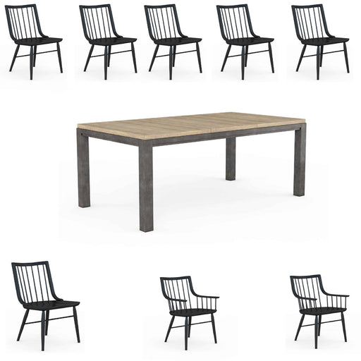 ART Furniture - Frame 9 Piece Rectangular Dining Table Set - 278220-204-205-2344-9SET - GreatFurnitureDeal