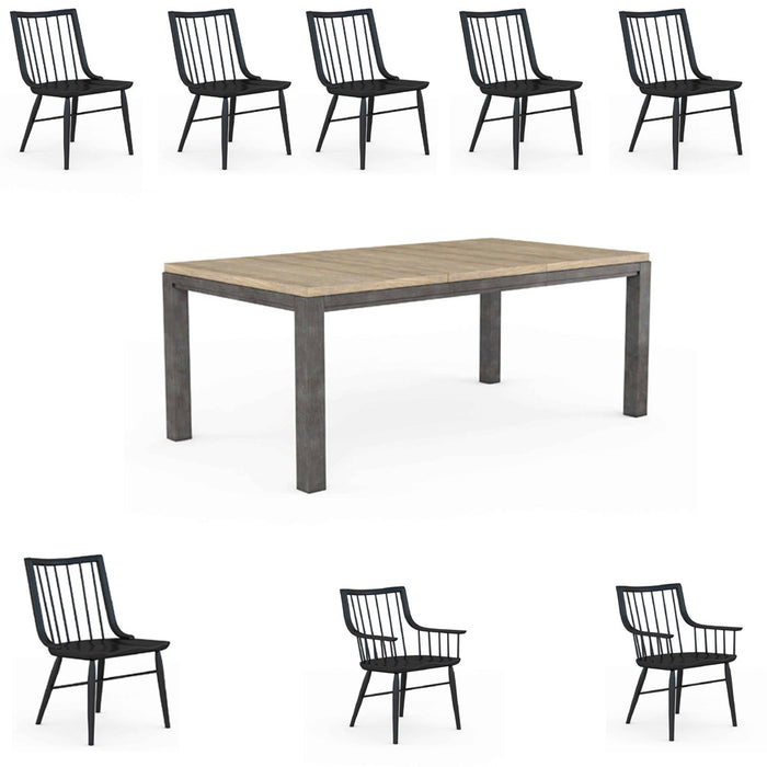 ART Furniture - Frame 9 Piece Rectangular Dining Table Set - 278220-204-205-2344-9SET